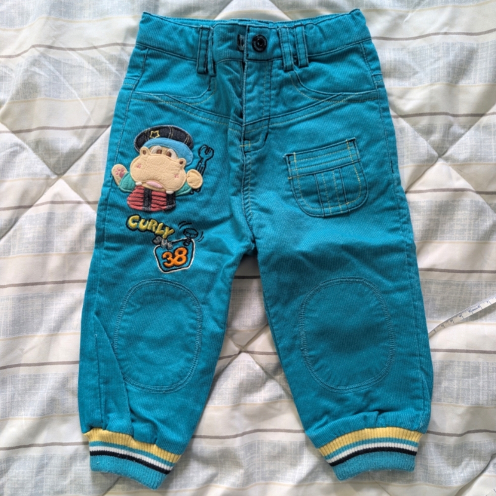 Vintage CurLy Sue Pants, Blue